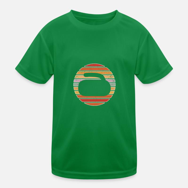 Curling Kinder Funktions-T-Shirt