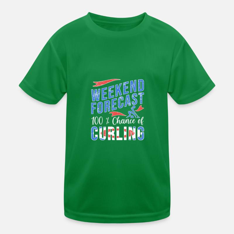 Curling Kids Functional T-Shirt