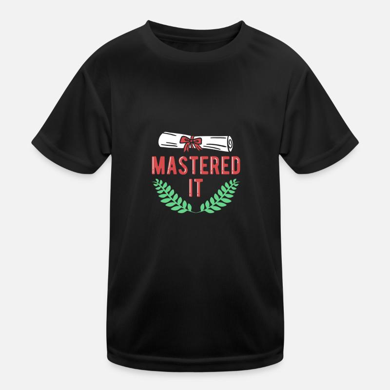 Master's degree University Kids Functional T-Shirt