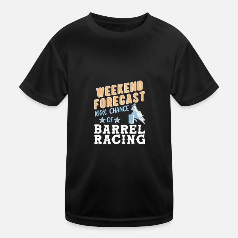 Barrel Racing Kids Functional T-Shirt