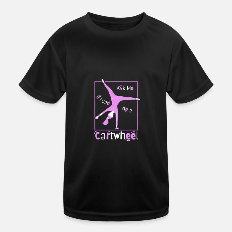 Gymnastik Turnen Turner Kinder Funktions-T-Shirt