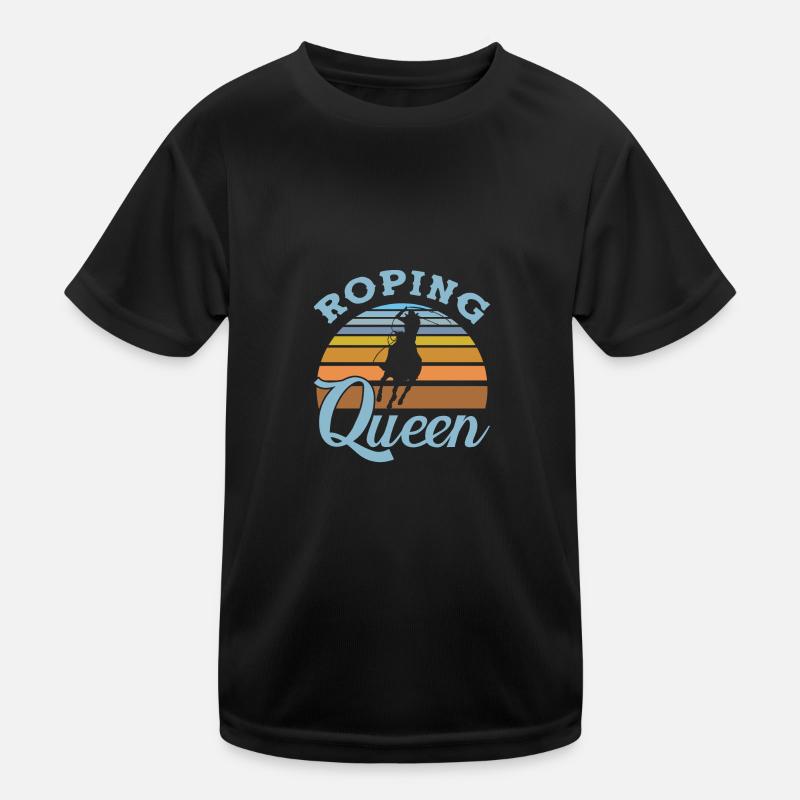 Team Roping Kids Functional T-Shirt