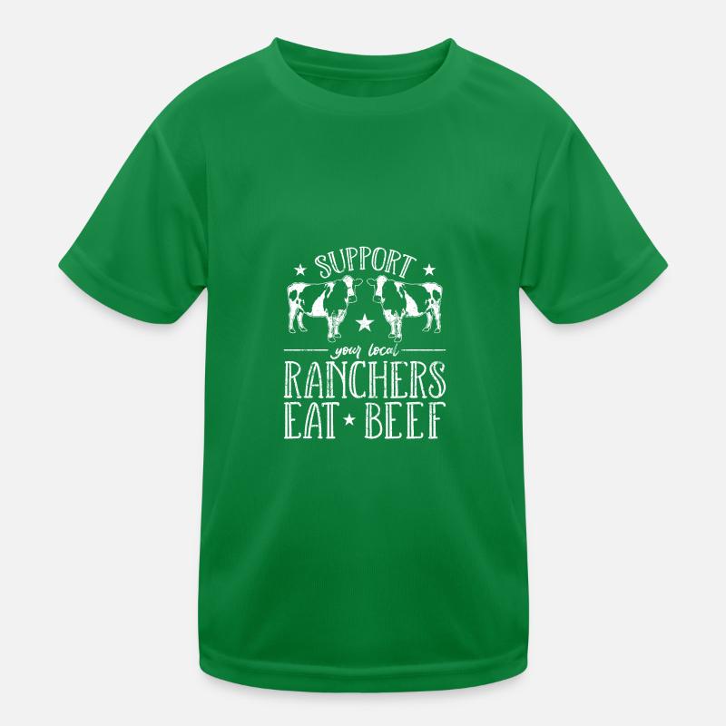 Vache éleveur vache T-shirt sport Enfant