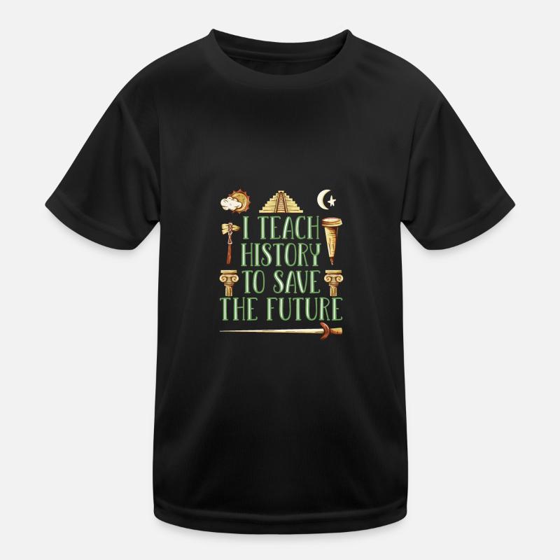 Geschichtslehrer Kinder Funktions-T-Shirt