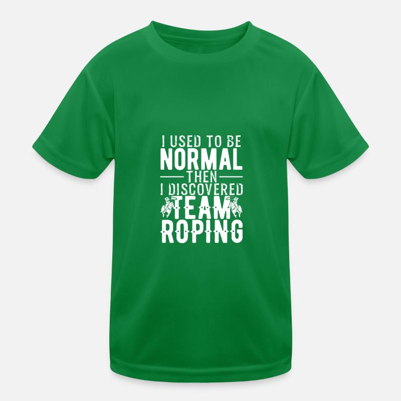 Team Roping Kids Functional T-Shirt