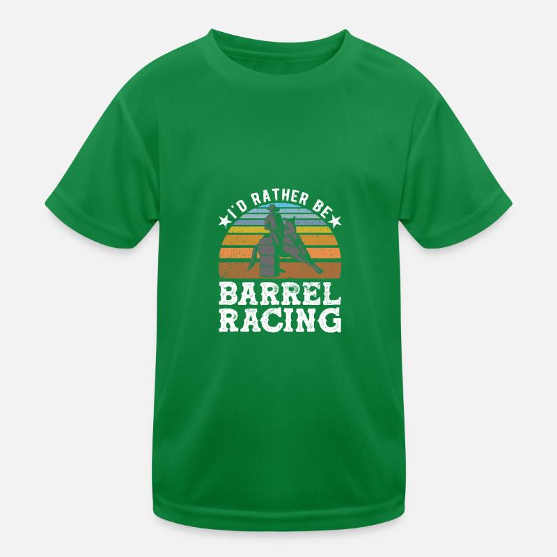 Course de barils T-shirt sport Enfant