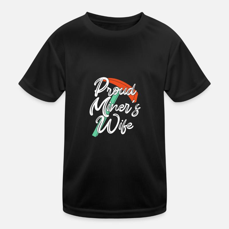 Mine Minenarbeiter Kinder Funktions-T-Shirt