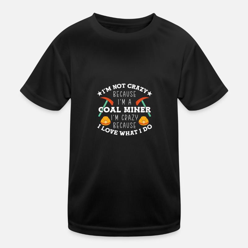Mine Miners Kids Functional T-Shirt