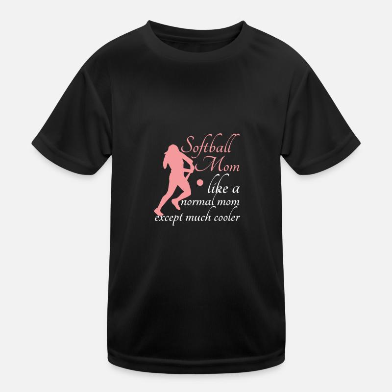 Softball Kids Functional T-Shirt