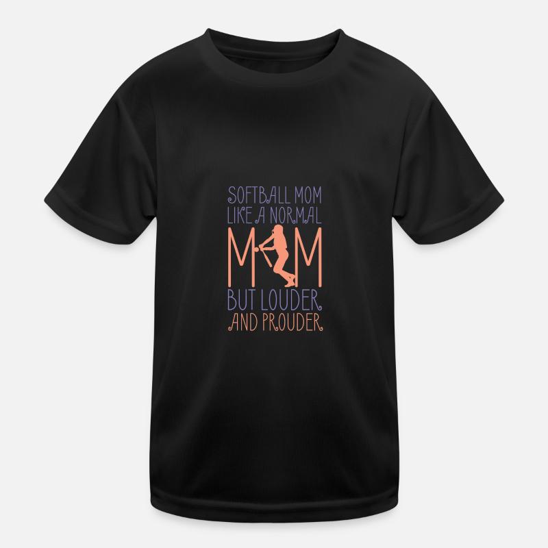 Softball Kids Functional T-Shirt