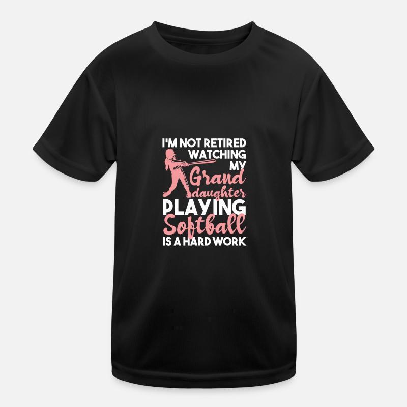 Softball Kids Functional T-Shirt