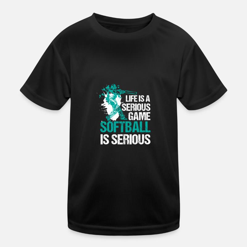 Softball Kids Functional T-Shirt