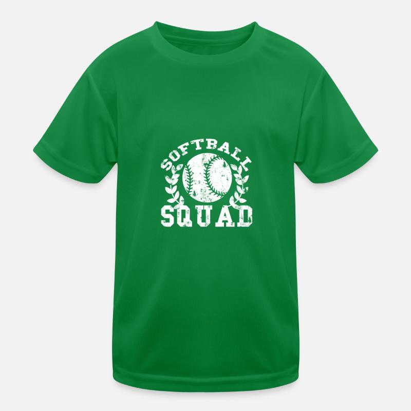 Softball Kids Functional T-Shirt