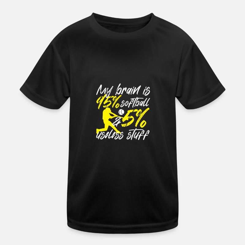 Softball Kids Functional T-Shirt