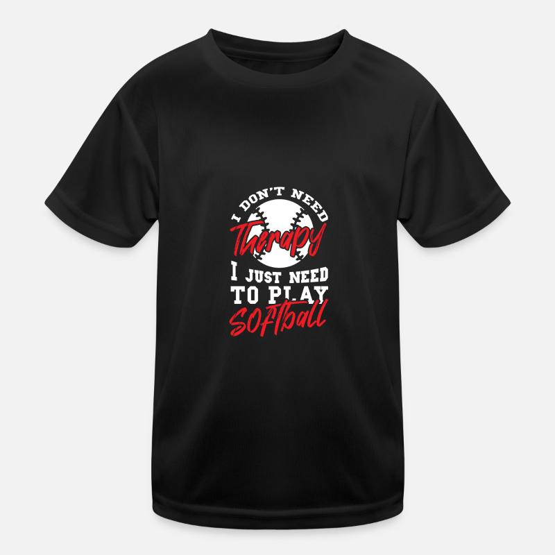 Softball Kids Functional T-Shirt