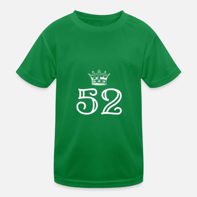 52 Couronne numérique T-shirt sport Enfant