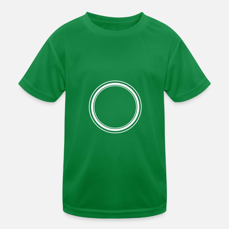 Kreis Leer Symbol Platzhalter Kinder Funktions-T-Shirt
