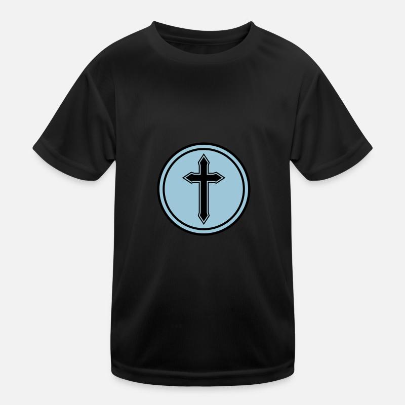 cross circle Kids Functional T-Shirt