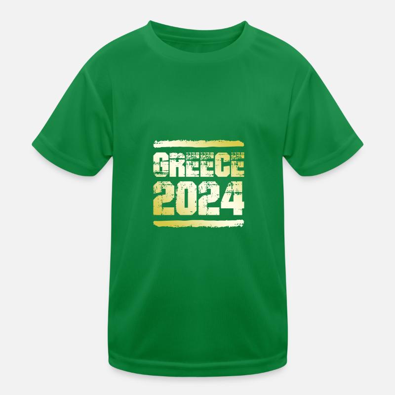 Grèce 2024 Or T-shirt sport Enfant