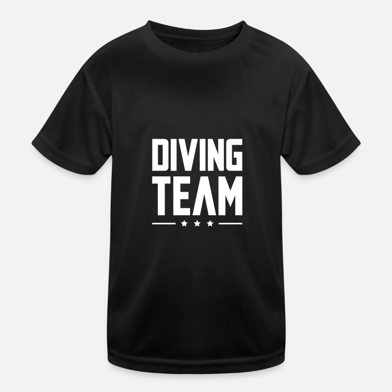 Diving Team Kinder Funktions-T-Shirt