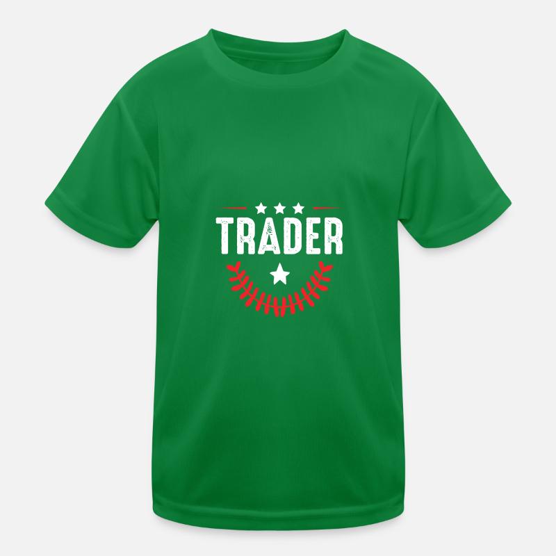 Trader Beruf Kinder Funktions-T-Shirt