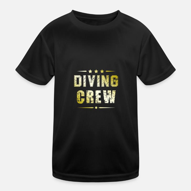 Diving Crew Kinder Funktions-T-Shirt