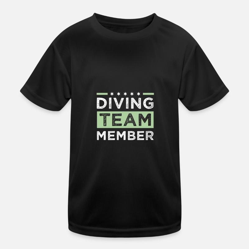 Diving Team Kinder Funktions-T-Shirt