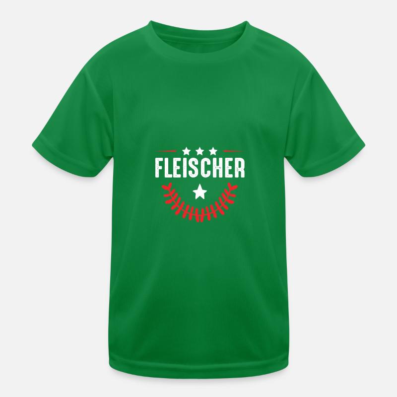 Fleischer Beruf Kinder Funktions-T-Shirt
