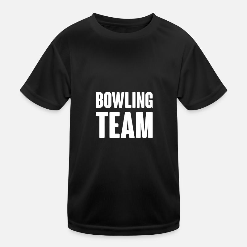 Bowling Team Kinder Funktions-T-Shirt