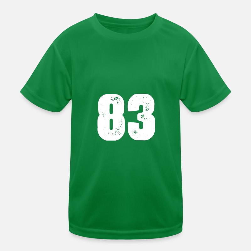 83 Maillot numéro T-shirt sport Enfant