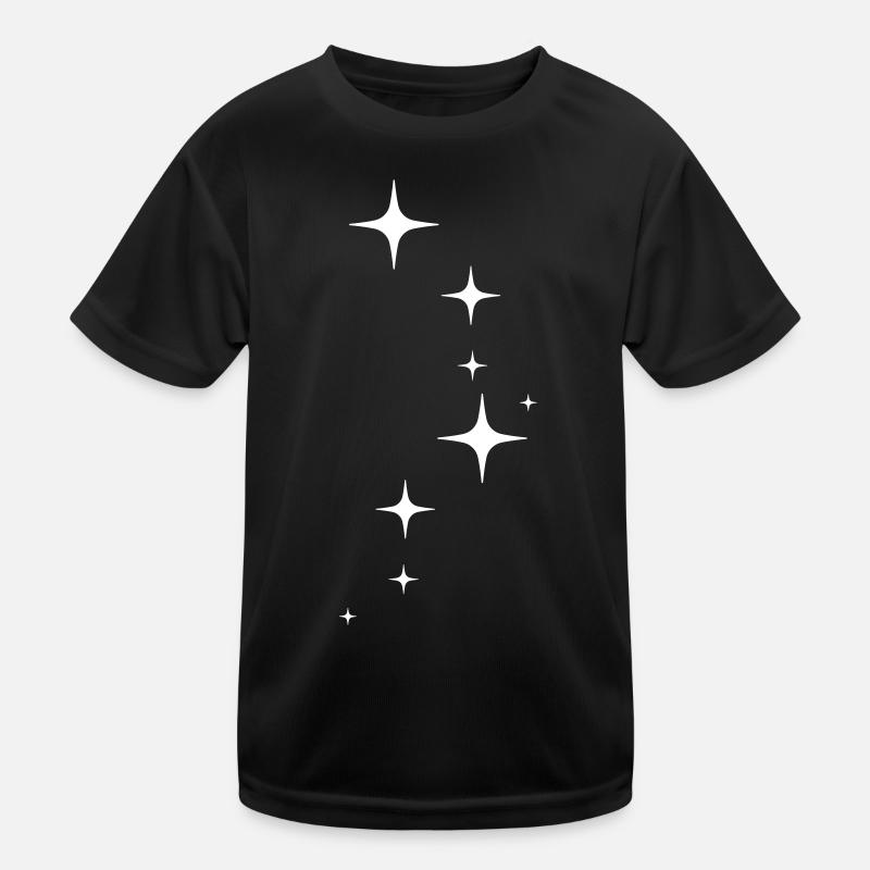 Sterne - Funkeln - Zeichen Kinder Funktions-T-Shirt