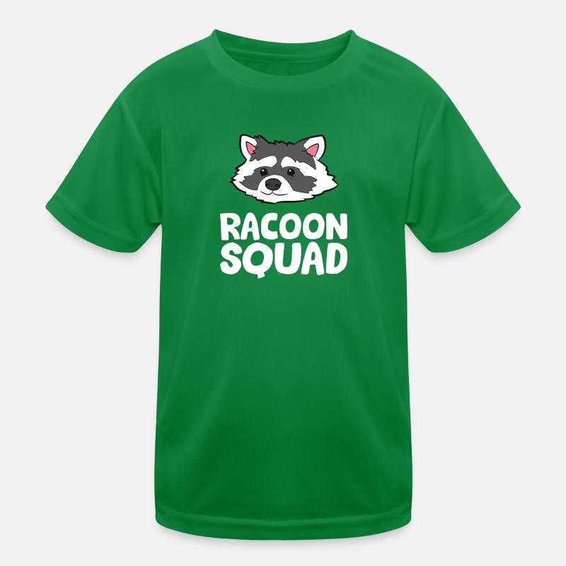 Waschbär - Racoon Squad Kinder Funktions-T-Shirt