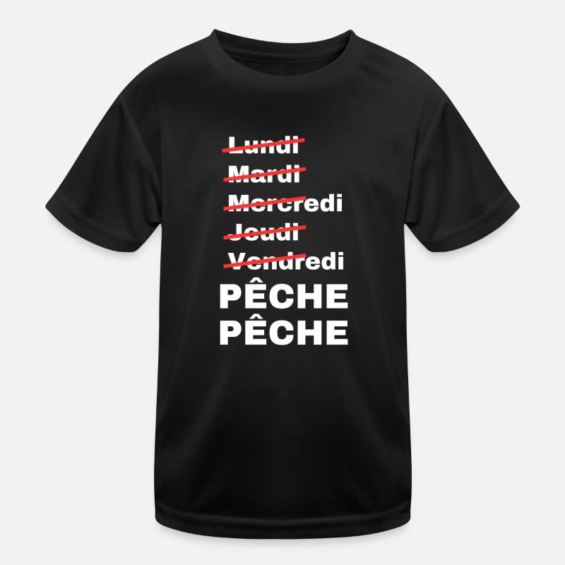 week-end pêche T-shirt sport Enfant