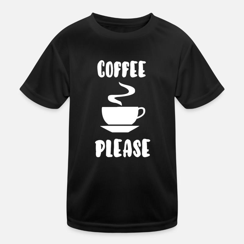 Coffee please Kids Functional T-Shirt