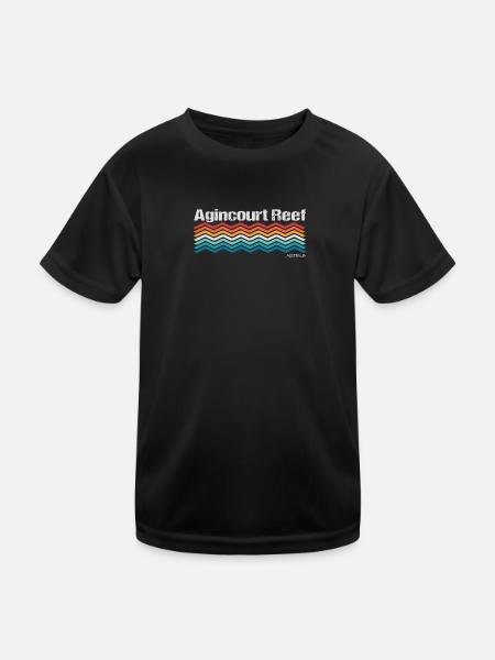 Agincourt Reef - Australia - Kids Functional T-Shirt - black - Front