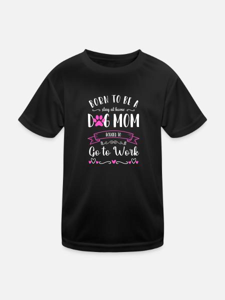Dog Paw École de chien - T-shirt sport Enfant - noir - Devant