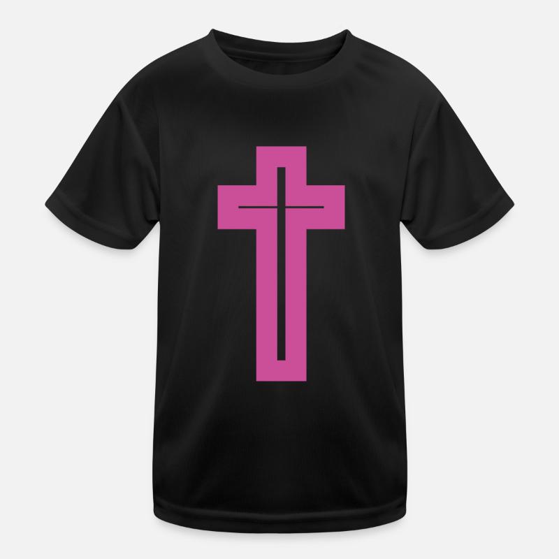 croix chrétienne T-shirt sport Enfant