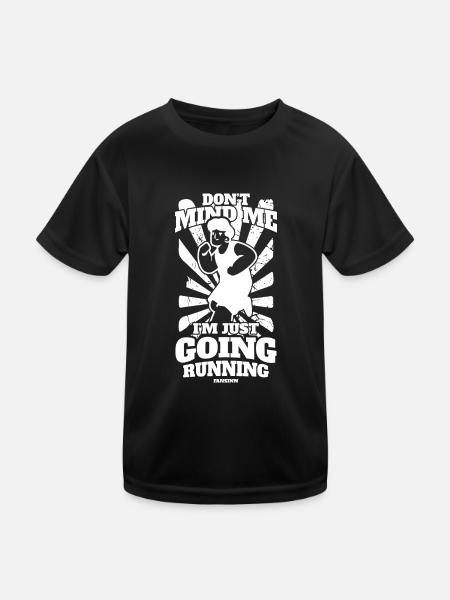 Running Jogging Sports Racing Training Gift - T-shirt sport Enfant - noir - Devant