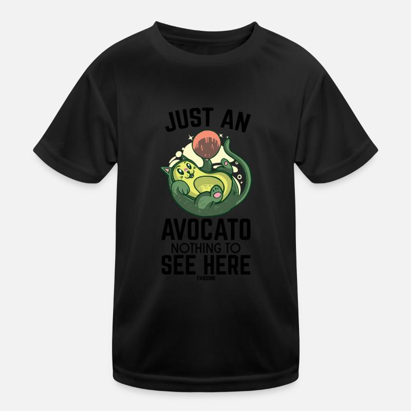 Le chat joue avec l’avocat T-shirt sport Enfant