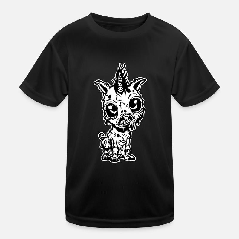Mignon bébé licorne zombie T-shirt sport Enfant
