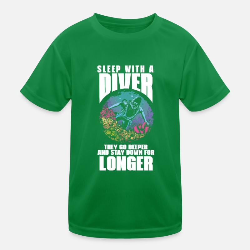 Dormir avec un plongeur - courant d’air et endurance T-shirt sport Enfant