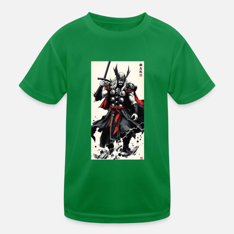 Samurai Thor Kinder Funktions-T-Shirt