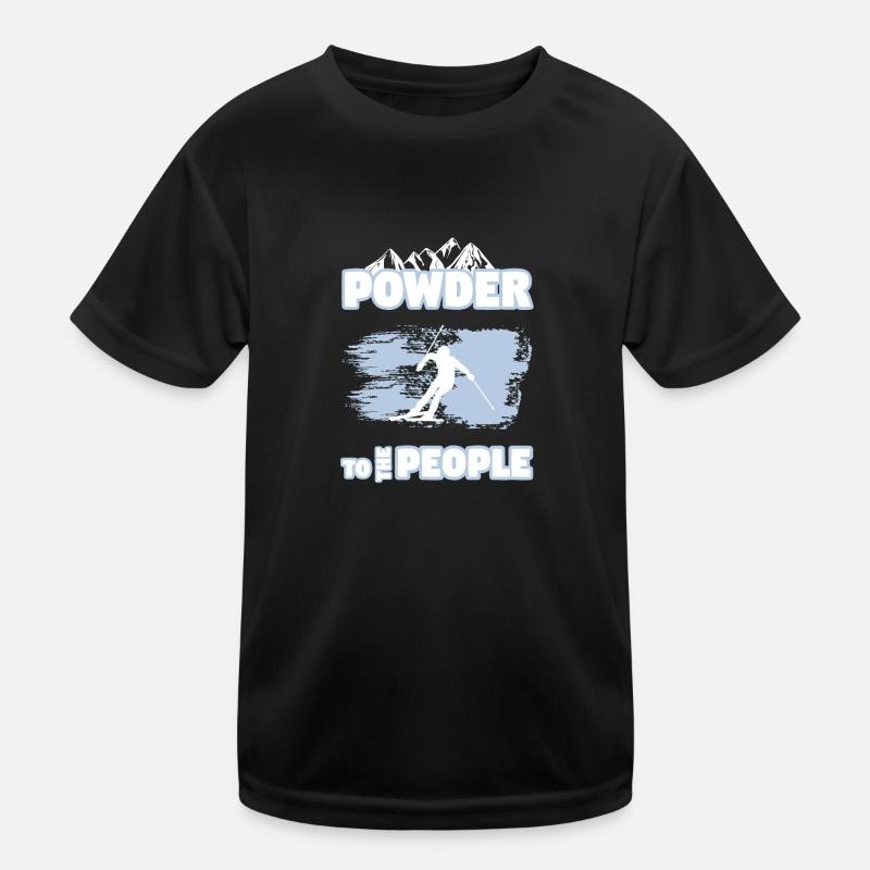 ski Kinder Funktions-T-Shirt
