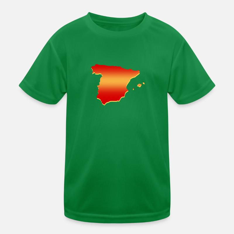 Spain Kids Functional T-Shirt