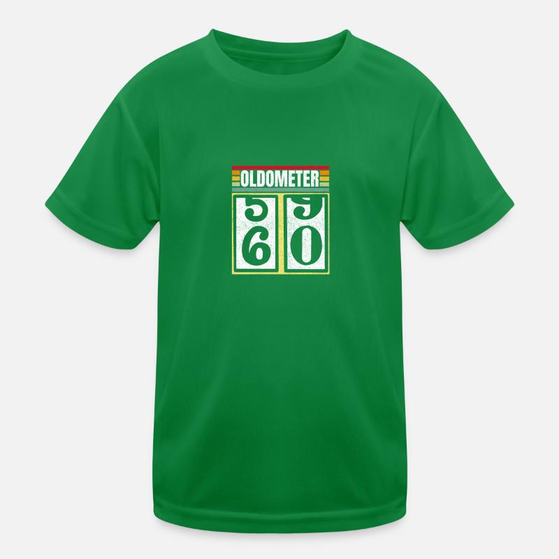 Oldometer 59 60 Drôle 60e anniversaire Rétro Âge 60 T-shirt sport Enfant