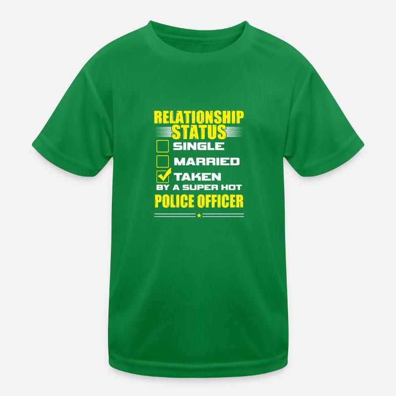Lustig sein und ihr Geschenk Polizist Kinder Funktions-T-Shirt