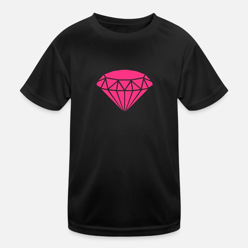 Diamant Kinder Funktions-T-Shirt