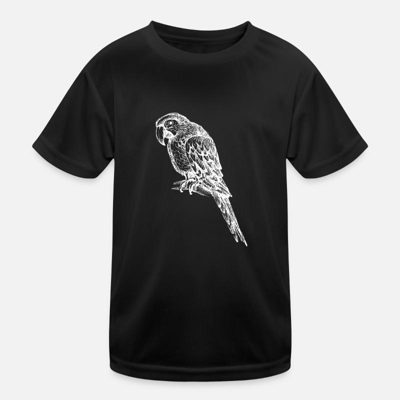 Papagei Tropisch exotisch Kinder Funktions-T-Shirt