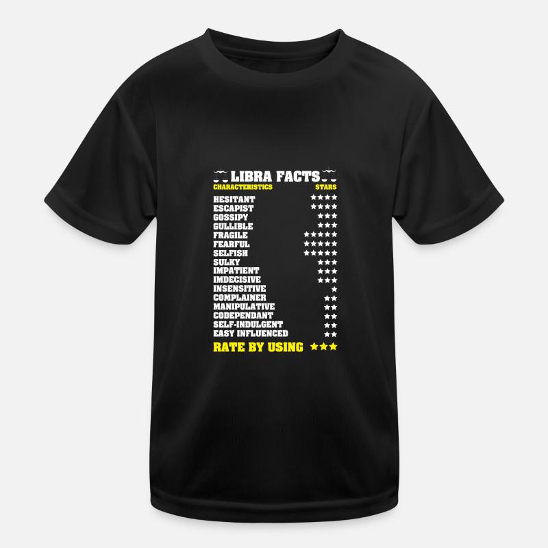 Sternzeichen Waage Kinder Funktions-T-Shirt