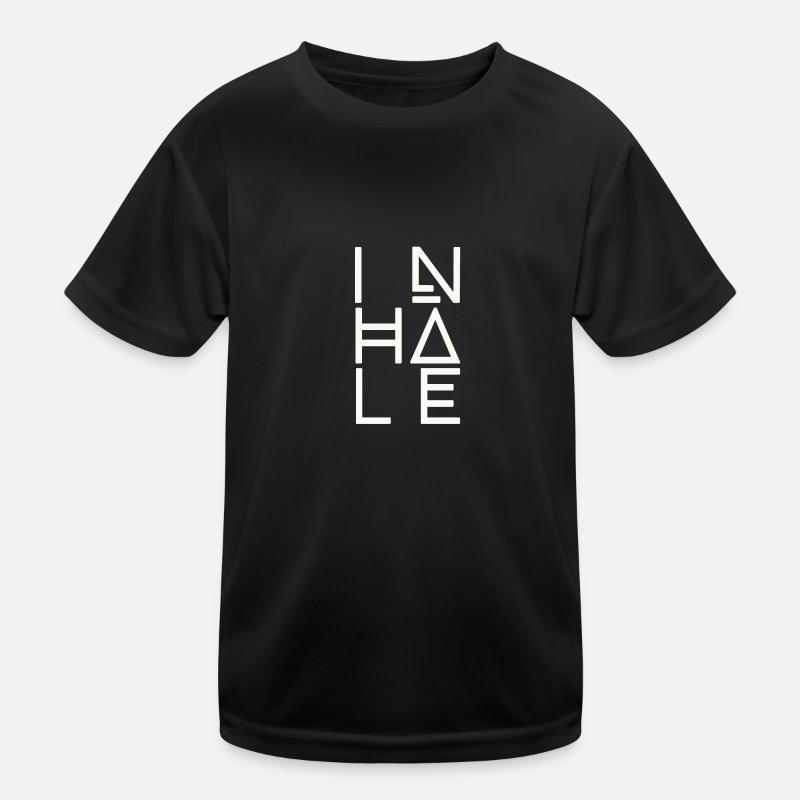Atmen, Einatmen Kinder Funktions-T-Shirt